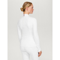 Polo de concours Tommy Hilfiger Equestrian Avon manches longues femme Blanc Polo de concours Tommy Hilfiger Equestrian Avon manches longues femme Blanc
