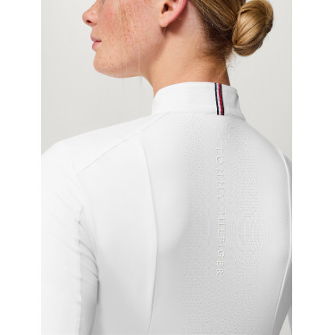 Polo de concours Tommy Hilfiger Equestrian Avon manches longues femme Polo de concours Tommy Hilfiger Equestrian Avon manches longues femme