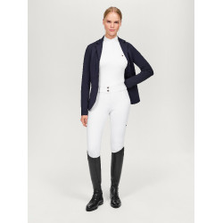 Polo de concours Tommy Hilfiger Equestrian Avon manches longues femme Blanc Polo de concours Tommy Hilfiger Equestrian Avon manches longues femme Blanc