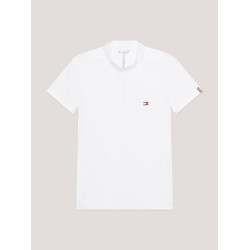 Wedstrijdpolo Tommy Hilfiger Equestrian Chelsea Cooling met korte mouwen voor dames