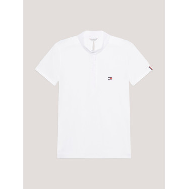 Wedstrijdpolo Tommy Hilfiger Equestrian Chelsea Cooling met korte mouwen voor dames Wedstrijdpolo Tommy Hilfiger Equestrian Chelsea Cooling met korte mouwen voor dames