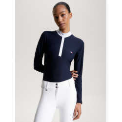 Wedstrijdpolo Tommy Hilfiger Equestrian Chelsea Cooling lange mouwen dames