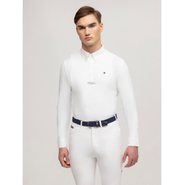 Wedstrijdpolo Tommy Hilfiger Equestrian Columbus lange mouwen heren Wedstrijdpolo Tommy Hilfiger Equestrian Columbus lange mouwen heren