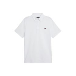 Wedstrijdpolo Tommy Hilfiger Equestrian Fresh Air Performance korte mouwen heren Wit Wedstrijdpolo Tommy Hilfiger Equestrian Fresh Air Performance korte mouwen heren Wit