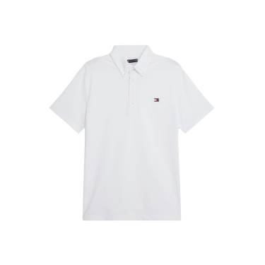 Wedstrijdpolo Tommy Hilfiger Equestrian Fresh Air Performance korte mouwen heren Wit Wedstrijdpolo Tommy Hilfiger Equestrian Fresh Air Performance korte mouwen heren Wit