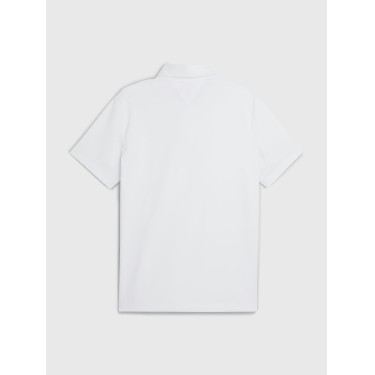 Wedstrijdpolo Tommy Hilfiger Equestrian Fresh Air Performance korte mouwen heren Wit Wedstrijdpolo Tommy Hilfiger Equestrian Fresh Air Performance korte mouwen heren Wit