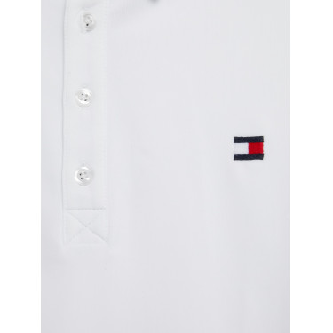 Wedstrijdpolo Tommy Hilfiger Equestrian Fresh Air Performance korte mouwen heren Wit Wedstrijdpolo Tommy Hilfiger Equestrian Fresh Air Performance korte mouwen heren Wit