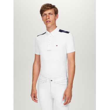 Polo de concours Tommy Hilfiger Equestrian Hamilton manches courtes homme Polo de concours Tommy Hilfiger Equestrian Hamilton manches courtes homme