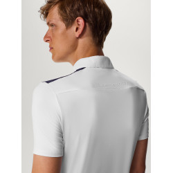 Polo de concours Tommy Hilfiger Equestrian Hamilton manches courtes homme Blanc Polo de concours Tommy Hilfiger Equestrian Hamilton manches courtes homme Blanc