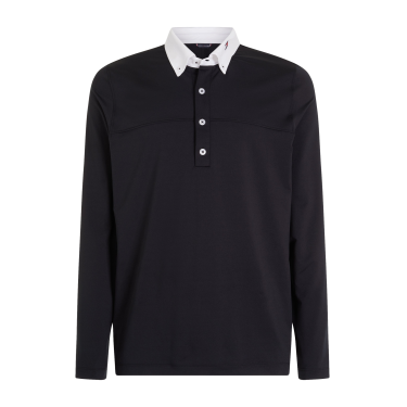 Wedstrijdpolo met lange mouwen voor heren Tommy Hilfiger Equestrian Wedstrijdpolo met lange mouwen voor heren Tommy Hilfiger Equestrian