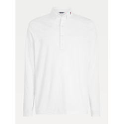 Wedstrijdpolo met lange mouwen voor heren Tommy Hilfiger Equestrian Wit