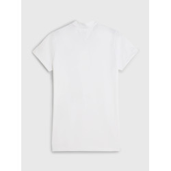 Polo de concours Tommy Hilfiger Equestrian Performance Strass manches courtes femme Blanc Polo de concours Tommy Hilfiger Equestrian Performance Strass manches courtes femme Blanc