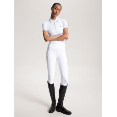 Tommy Hilfiger Equestrian Harlem damespolo met korte mouwen Tommy Hilfiger Equestrian Harlem damespolo met korte mouwen