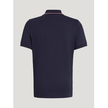 Polo Tommy Hilfiger Equestrian Harrison manches courtes homme Bleu marine