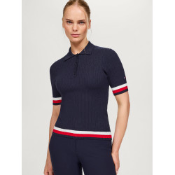 Polo Tommy Hilfiger Equestrian Lenox effet pullover femme