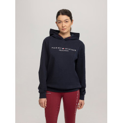 Sweat à capuche Graphique Tommy Hilfiger Equestrian Williamsburg unisexe Bleu marine Sweat à capuche Graphique Tommy Hilfiger Equestrian Williamsburg unisexe Bleu marine