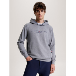 Sweat à capuche Graphique Tommy Hilfiger Equestrian Williamsburg unisexe Gris mélangé