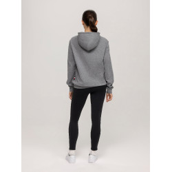 Sweat à capuche Graphique Tommy Hilfiger Equestrian Williamsburg unisexe Gris mélangé