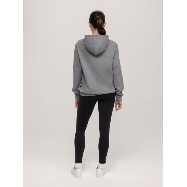 Sweat à capuche Graphique Tommy Hilfiger Equestrian Williamsburg unisexe Gris mélangé