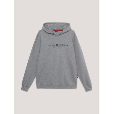 Unisex grafische hoodie Tommy Hilfiger Equestrian Williamsburg Gemêleerd grijs Unisex grafische hoodie Tommy Hilfiger Equestrian Williamsburg Gemêleerd grijs