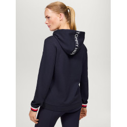 Sweat à capuche Tommy Hilfiger Equestrian Richmond femme Bleu marine