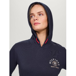 Sweat à capuche Tommy Hilfiger Equestrian Richmond femme Bleu marine
