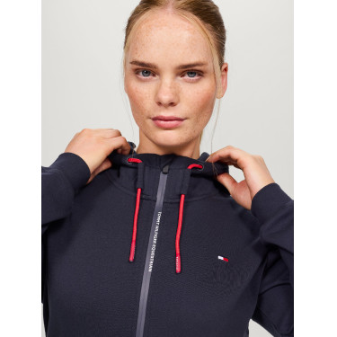 Sweat zippé Tommy Hilfiger Equestrian Kingston femme Sweat zippé Tommy Hilfiger Equestrian Kingston femme