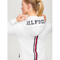 Sweat met rits Tommy Hilfiger Equestrian Kingston dames Ecru