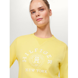 Grafische sweatshirt Tommy Hilfiger Equestrian Evans dames Citronella Geel Grafische sweatshirt Tommy Hilfiger Equestrian Evans dames Citronella Geel