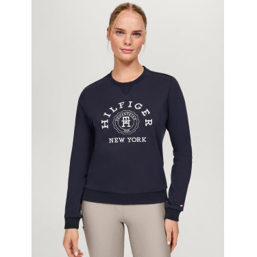 Grafische sweatshirt Tommy Hilfiger Equestrian Evans dames Marineblauw