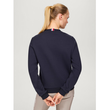 Grafische sweatshirt Tommy Hilfiger Equestrian Evans dames Marineblauw