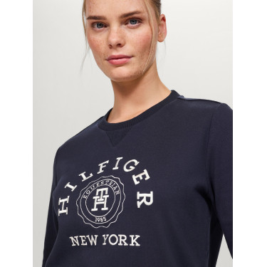 Grafische sweatshirt Tommy Hilfiger Equestrian Evans dames Marineblauw