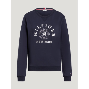 Grafische sweatshirt Tommy Hilfiger Equestrian Evans dames Marineblauw