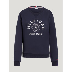Sweat graphique Tommy Hilfiger Equestrian Evans femme Bleu marine