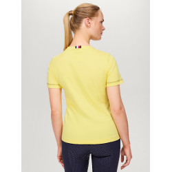T-shirt graphique Tommy Hilfiger Equestrian Newport femme manches courtes Citron ella Jaune
