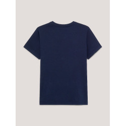T-shirt Tommy Hilfiger Equestrian Manhattan manches courtes femme Bleu marine T-shirt Tommy Hilfiger Equestrian Manhattan manches courtes femme Bleu marine