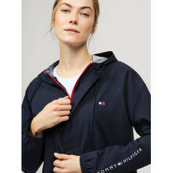 Veste imperméable Tommy Hilfiger Equestrian Bolton unisexe Bleu marine Veste imperméable Tommy Hilfiger Equestrian Bolton unisexe Bleu marine