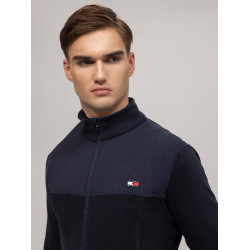 Veste Tommy Hilfiger Equestrian Michigan fleece homme Bleu marine Veste Tommy Hilfiger Equestrian Michigan fleece homme Bleu marine