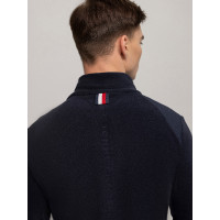 Tommy Hilfiger Equestrian Michigan fleece herenjasje Marineblauw Tommy Hilfiger Equestrian Michigan fleece herenjasje Marineblauw