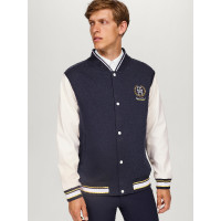 Tommy Hilfiger Equestrian Thompson heren varsityjack Marineblauw