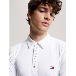 Polo Tommy Hilfiger Equestrian Harlem manches courtes homme Blanc Polo Tommy Hilfiger Equestrian Harlem manches courtes homme Blanc