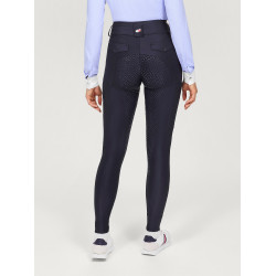 Pantalon Tommy Hilfiger Equestrian Highland Hybrid femme full grip Bleu marine
