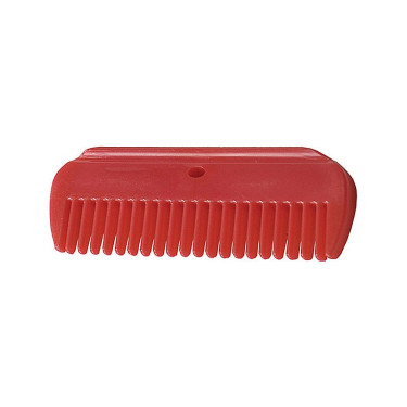 Peigne à crins Horze plastique Rouge