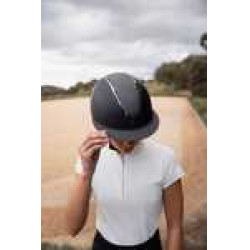 Casque Métal Scintillant Monarch II Horze Noir / gris foncé