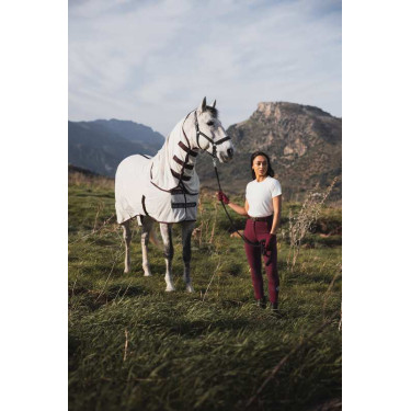 Vliegendeken Horze Paso Fino met afneembare hals en UV-bescherming Windsor wijn Bordeaux