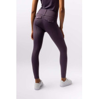 Hybride legging Horze Anya dames fullgrip Glanzend wit