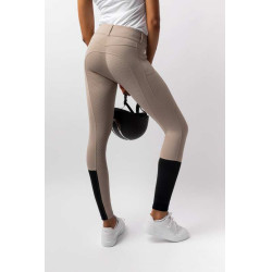 Rijbroek Horze Evelyn full seat dames Eenvoudige taupe Beige Rijbroek Horze Evelyn full seat dames Eenvoudige taupe Beige