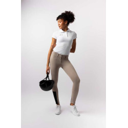 Rijbroek Horze Evelyn full seat dames Eenvoudige taupe Beige Rijbroek Horze Evelyn full seat dames Eenvoudige taupe Beige