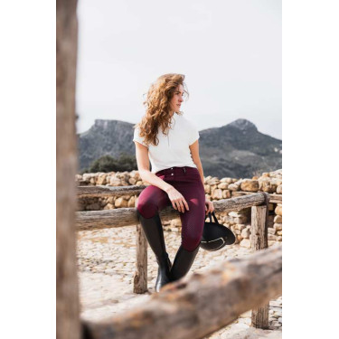 Pantalon d'équitation Horze Evelyn fond intégral femme Pantalon d'équitation Horze Evelyn fond intégral femme