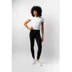 Pantalon d'équitation Horze Leonie fond intégral femme Noir